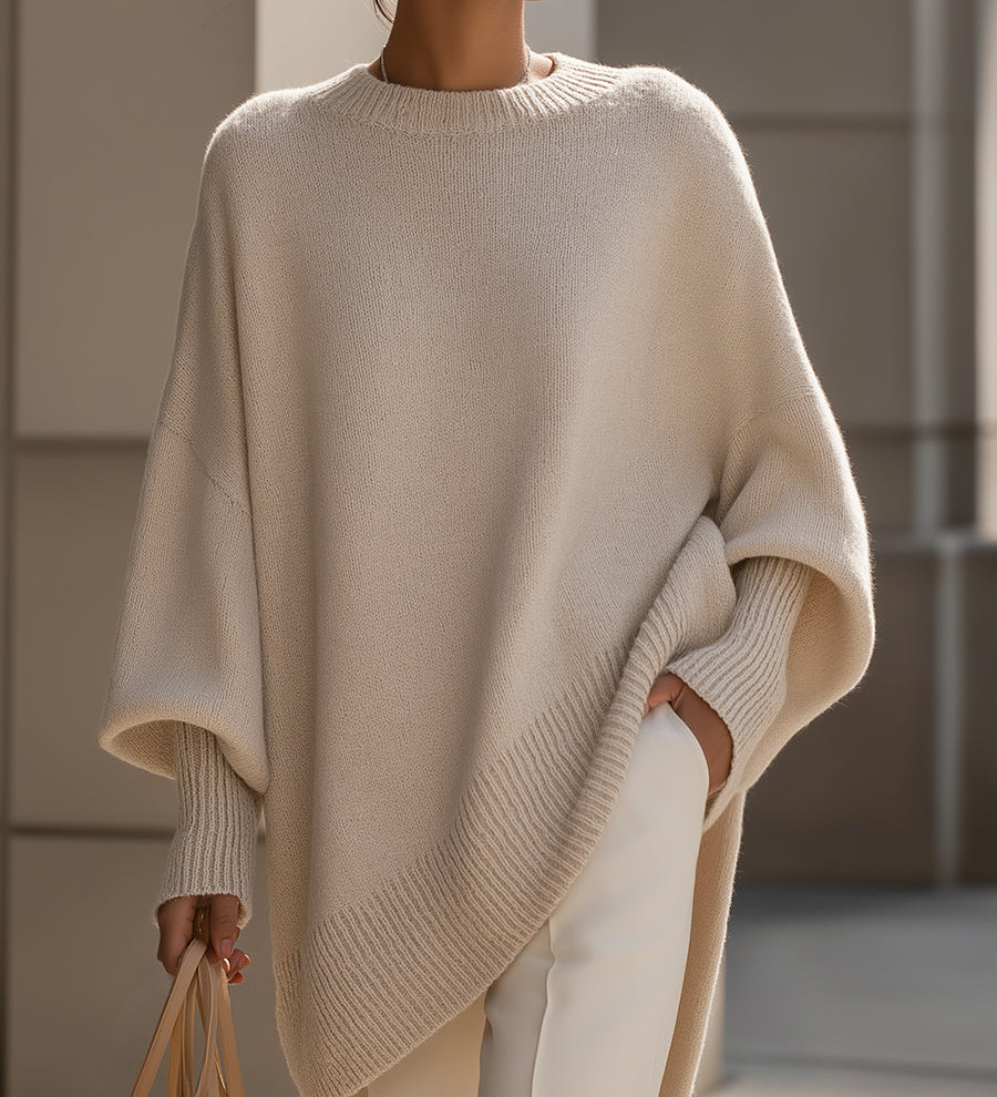 Nóra™ | Stílusos, kötött oversized pulóver
