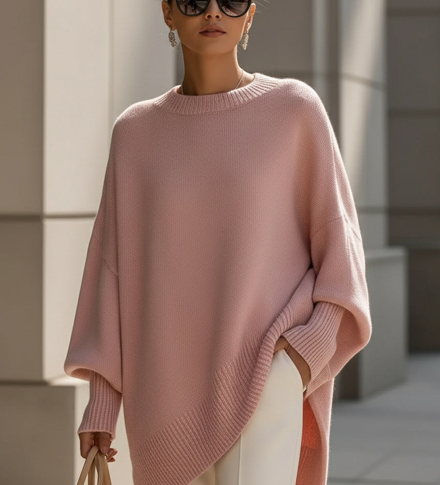 Nóra™ | Stílusos, kötött oversized pulóver