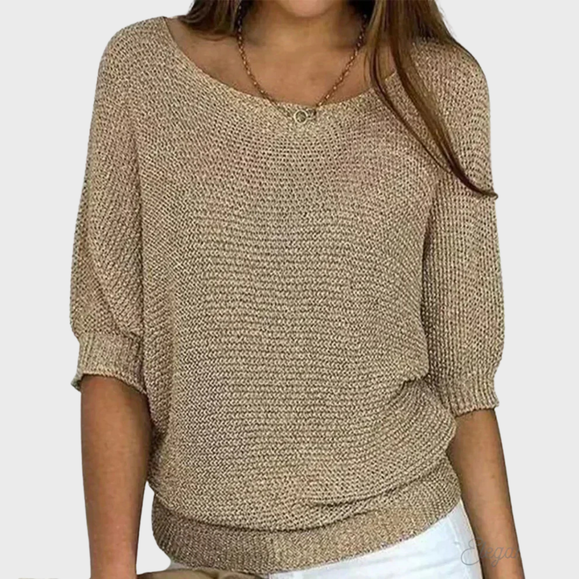 Eszter™ | Stílusos hosszú ujjú blúz modern mintával