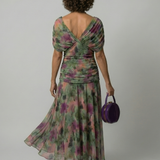 Réka™ | Elegáns vállvillantós midi ruha