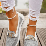 Kata™ | Stílusos bőr espadrille cipő