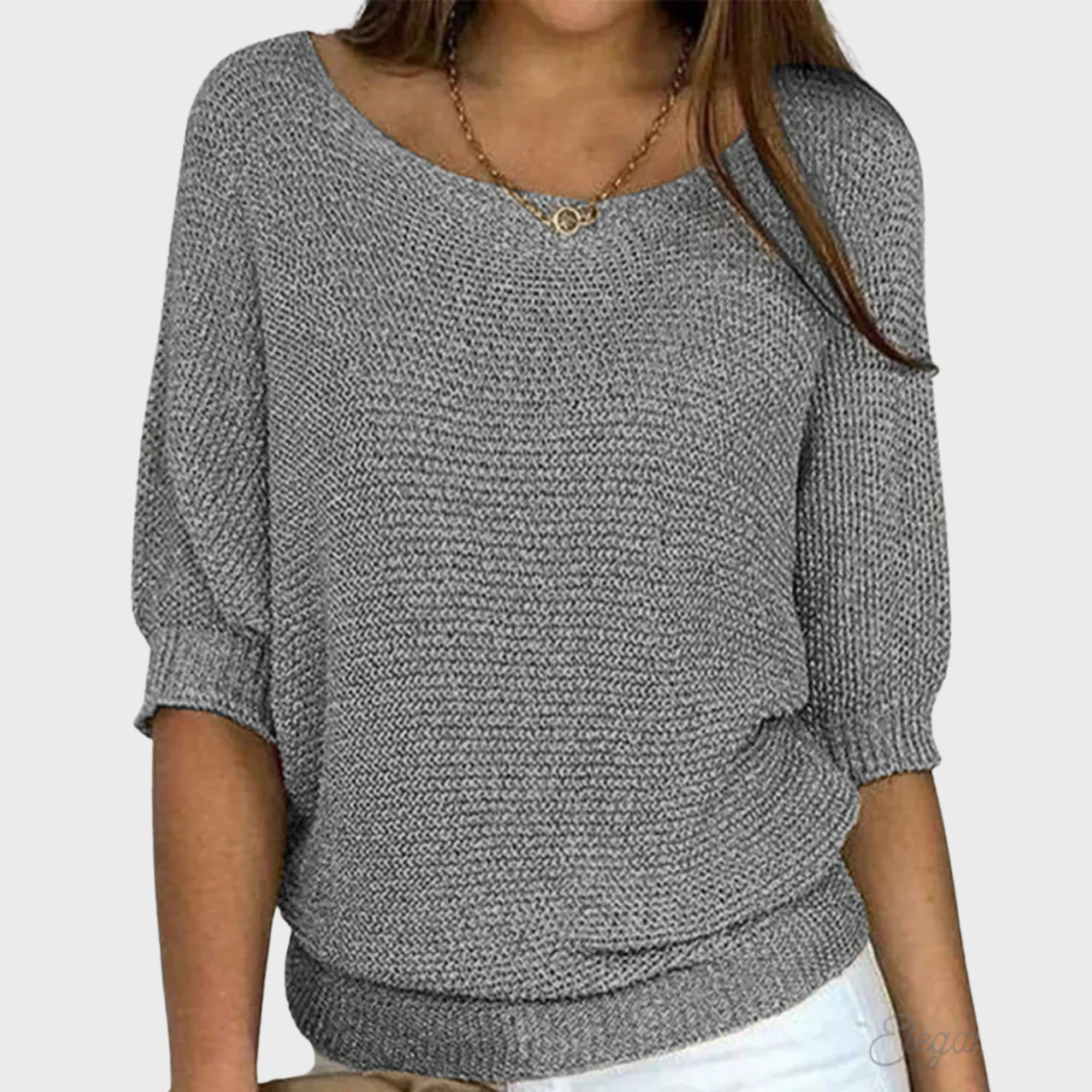 Eszter™ | Stílusos hosszú ujjú blúz modern mintával