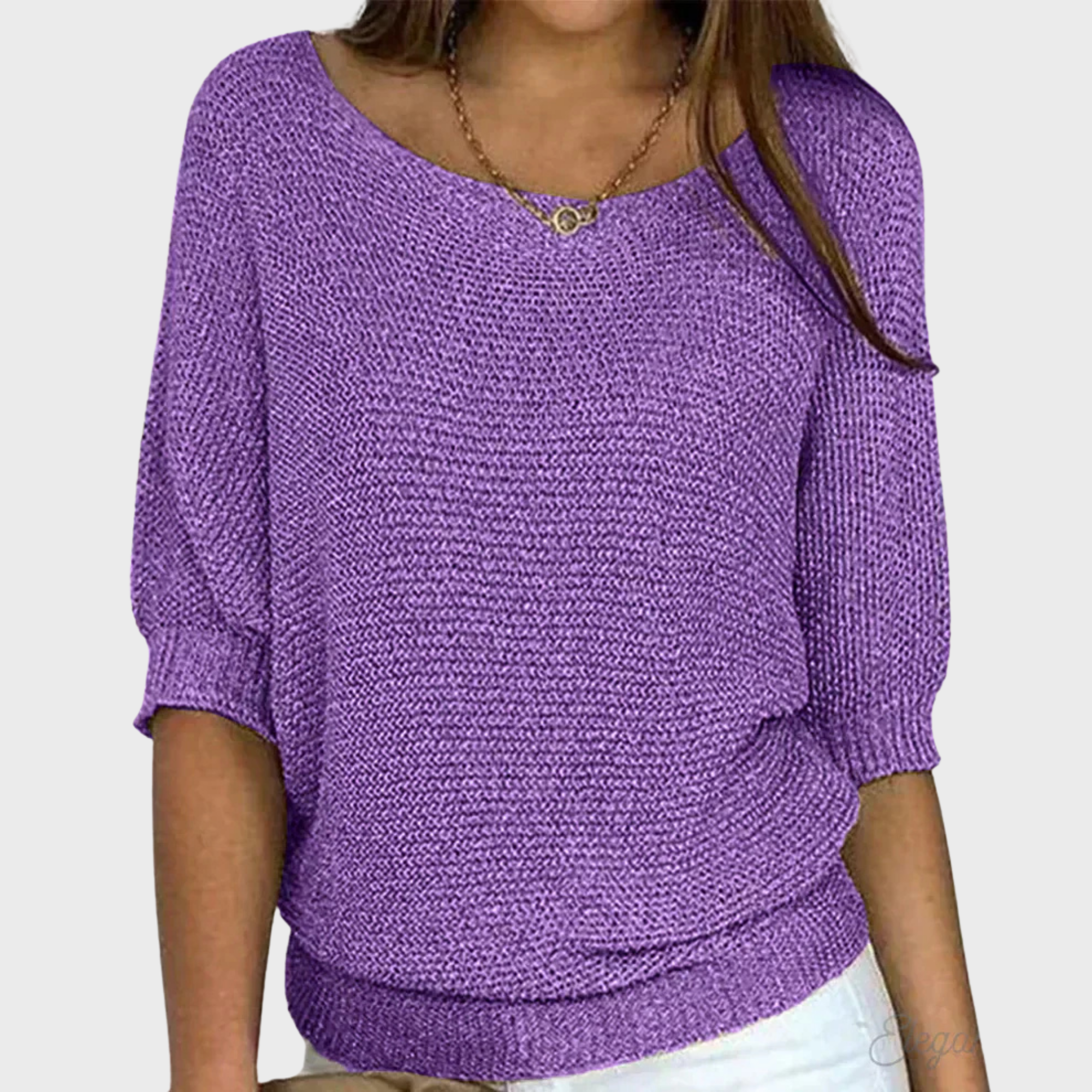 Eszter™ | Stílusos hosszú ujjú blúz modern mintával