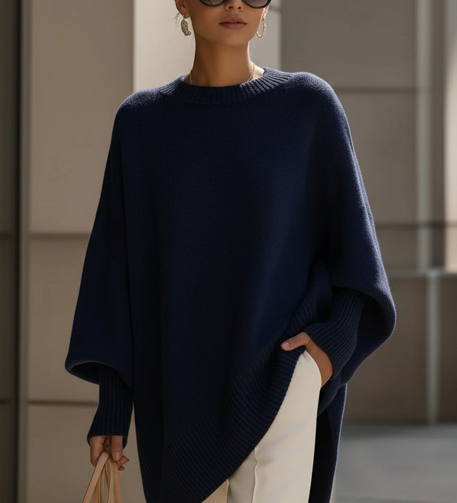 Nóra™ | Stílusos, kötött oversized pulóver