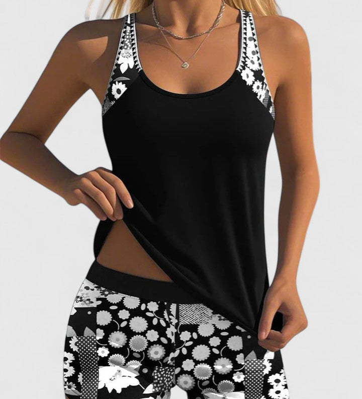 Nóra™ | Stílusos, mintás bikiniszett