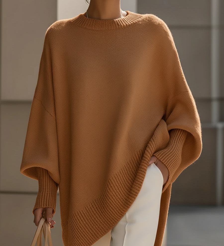Nóra™ | Stílusos, kötött oversized pulóver