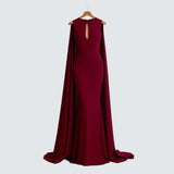 Zsófia™ | Glamour maxi ruha csipkével és derékpánttal