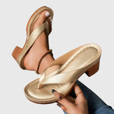 Nóra™ | Stílusos bőr espadrille szandál
