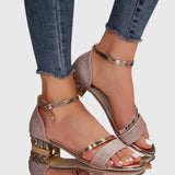 Nóra™ | Stílusos bőr espadrilles szandál