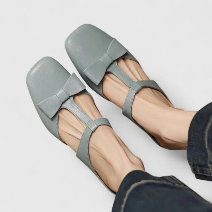 Nóra™ | Elegáns bőr szandál stílusos kivitelben