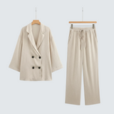 Nóra™ | Elegáns kék estélyi ruha