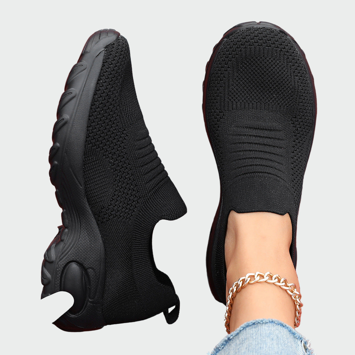 Nóra™ | Stílusos városi slip-on teniszcipő