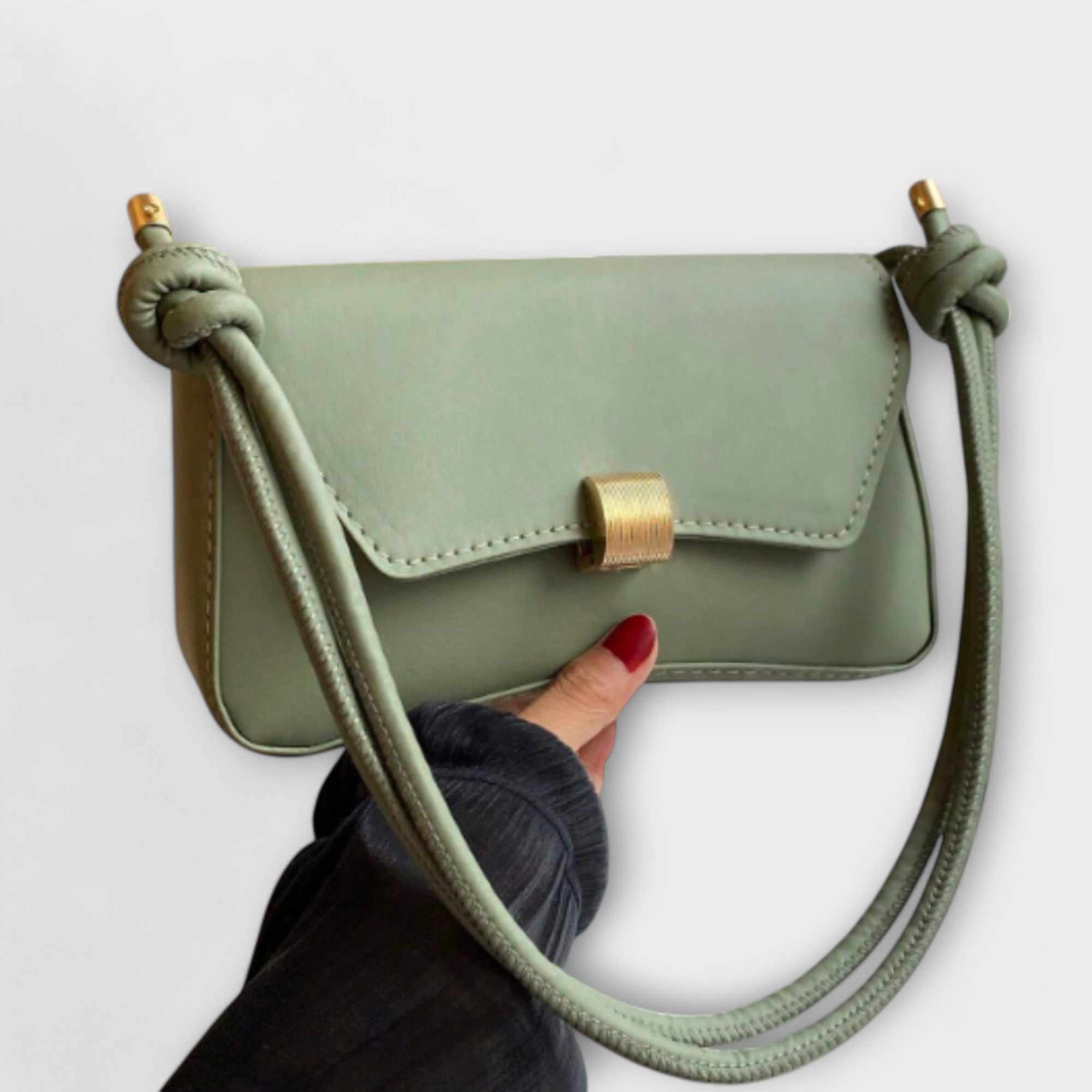 Nóra™ | Stílusos vintage válltáska klappal