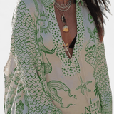 Kata™ | Stílusos, boho mintás maxiruha
