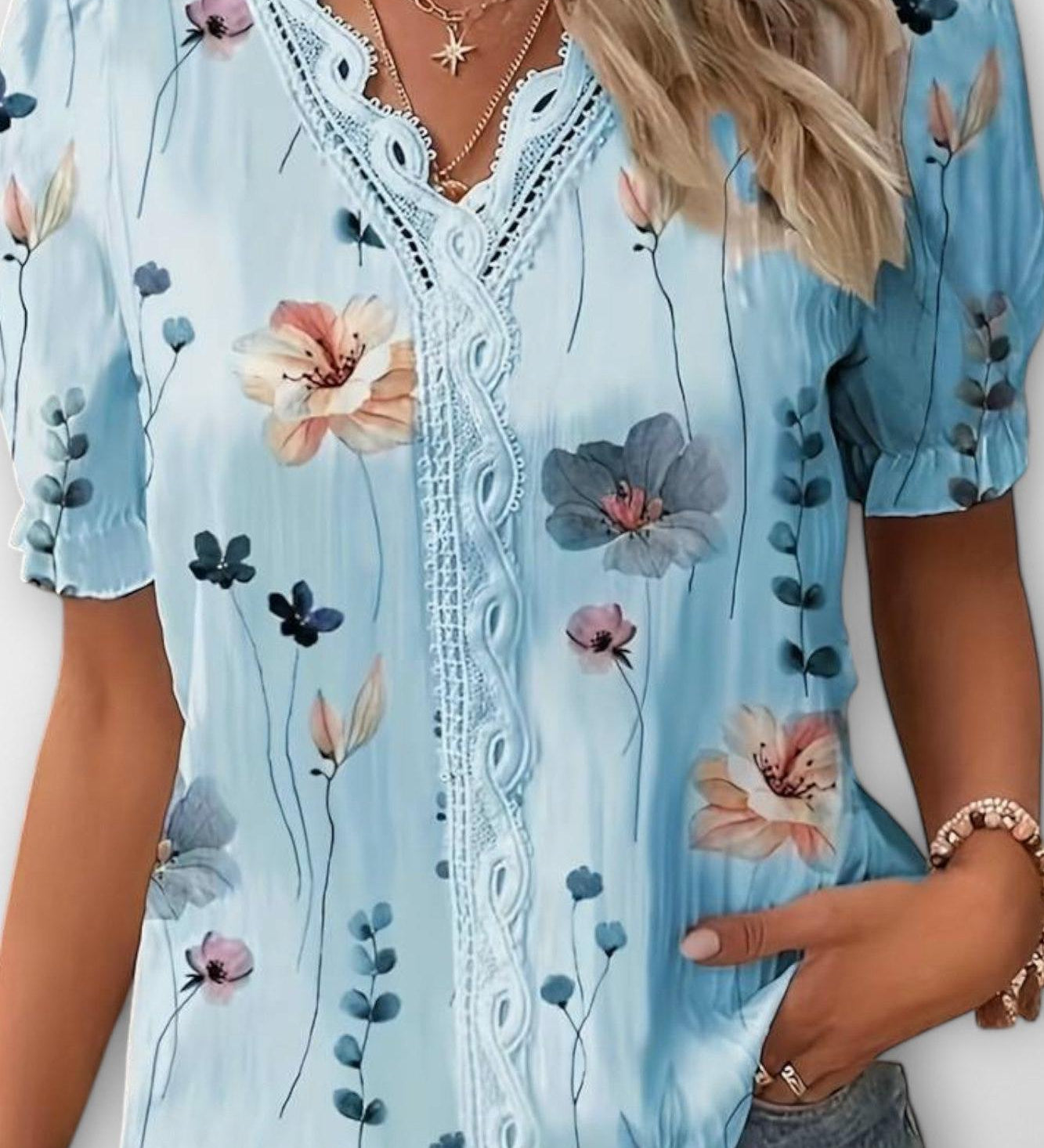 Zsófia™ | Stílusos selyemblúz, elegáns megjelenés