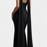 Zsófia™ | Glamour maxi ruha csipkével és derékpánttal
