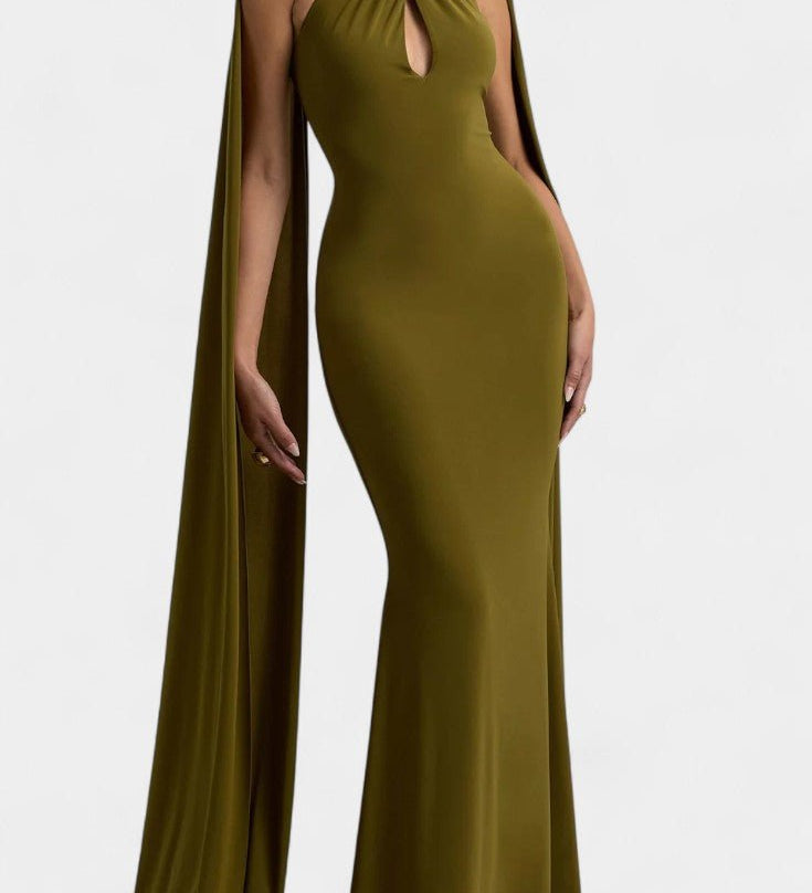 Zsófia™ | Glamour maxi ruha csipkével és derékpánttal