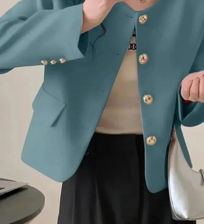 Mária™ | Elegáns klasszikus fekete blézer