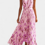 Nóra™ | Elegáns mintás, stílusos tavaszi maxi ruha