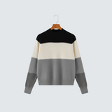 Nóra™ | Stílusos kötött pulóver elegáns színekben