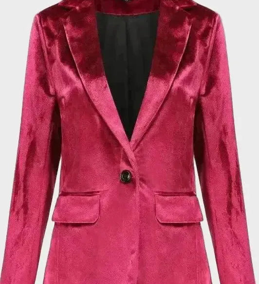 Kata™ | Stílusos sötétkék blézer női eleganciához