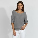 Eszter™ | Stílusos hosszú ujjú blúz modern mintával