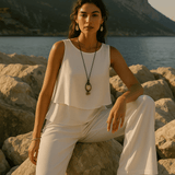 Nóra™ | Stílusos őszi köntös elegáns részletekkel