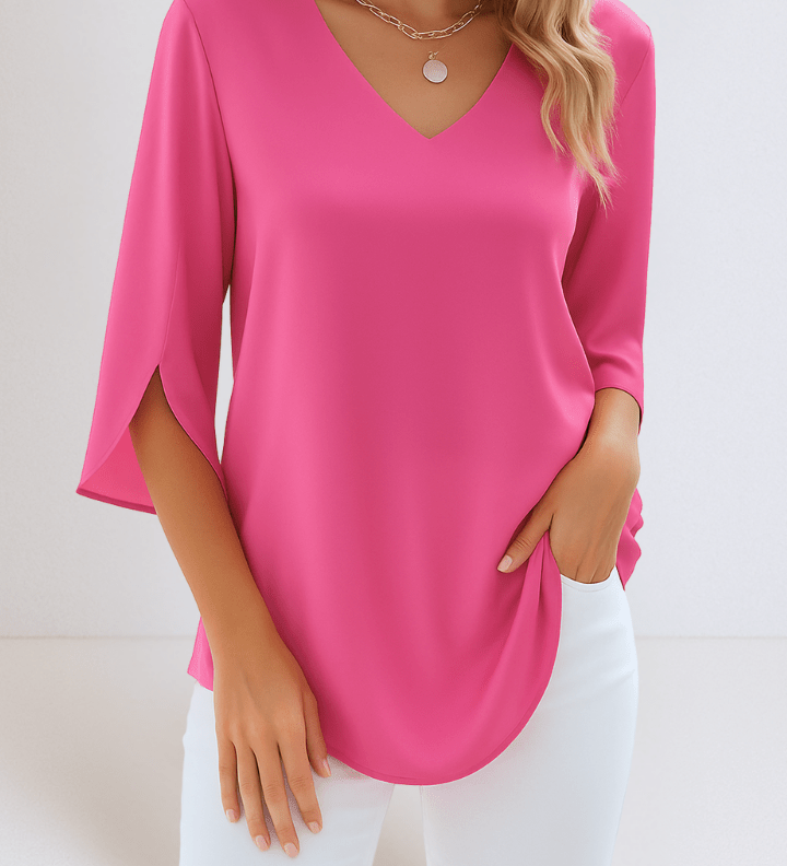Anna™ | Stílusos hosszú ujjú blúz elegáns mintával