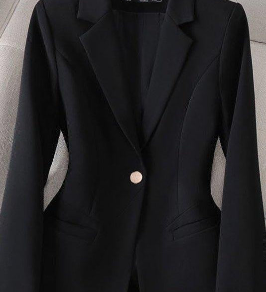 Kata™ | Stílusos fekete blézer női eleganciához
