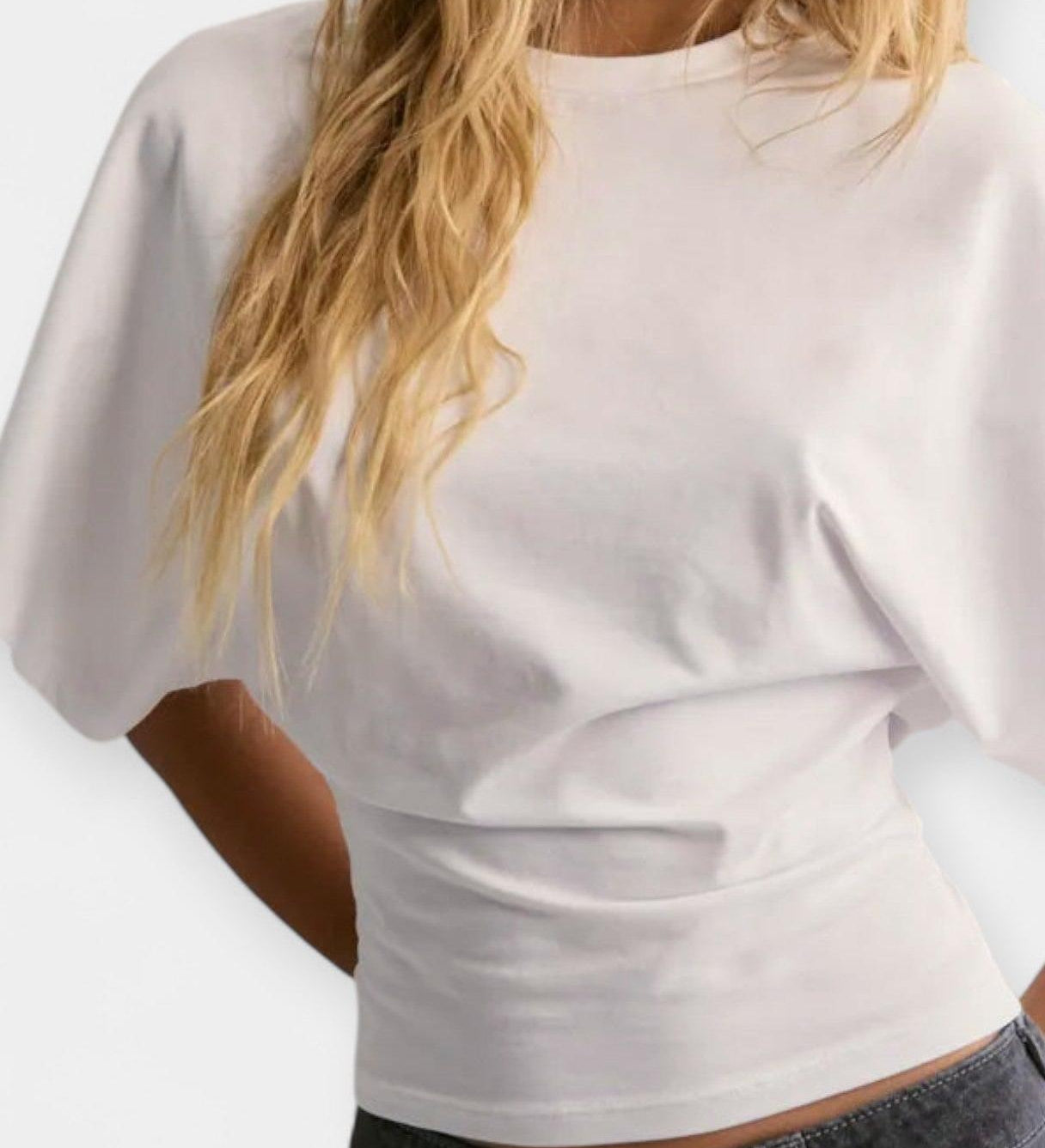 Nóra™ | Elegáns sötétkék csipkeblúz