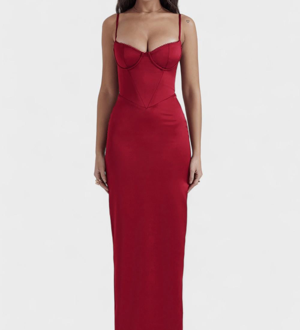 Nóra™ | Elegáns hosszú maxi ruha nyári estékhez