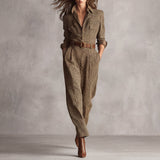 Lilla™ | Stílusos tweed overall elegáns női szabással