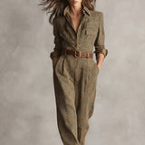 Lilla™ | Stílusos tweed overall elegáns női szabással