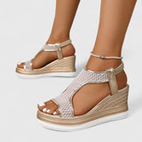 Kata™ | Stílusos bőr espadrilles szandál