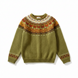 Nóra™ | Stílusos vintage stílusú pulóver