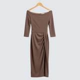 Nóra™ | Stílusos, elegáns midi ruha különleges alkalmakra