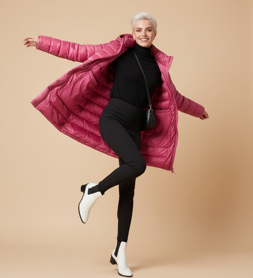 Anna™ | Stílusos oversize pulóver gyönyörű mintával