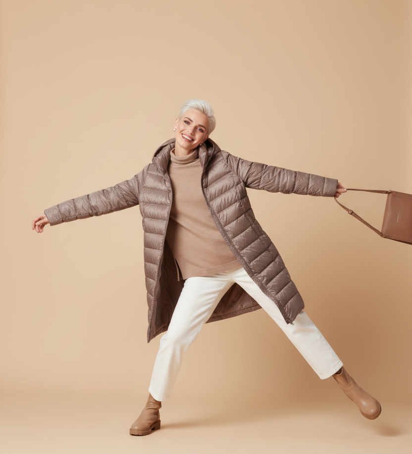 Anna™ | Stílusos oversize pulóver gyönyörű mintával