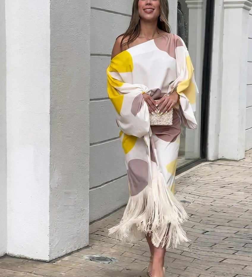 Kata™ | Stílusos tavaszi maxi ruha