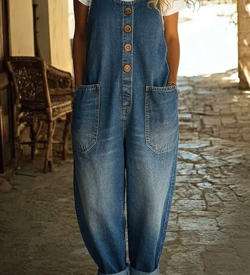 Nóra™ | Vintage farmer overál eleganciával