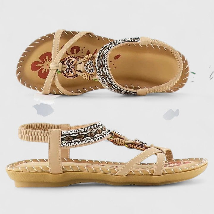 Nóra™ | Stílusos bőrbakancs elegáns kiegészítőkkel
