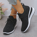 Nóra™ | Csillogó strasszos, légáteresztő sneaker