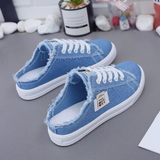 Nóra™ | Stílusos farmer műbőr sneakers a nyári napokra