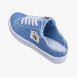 Nóra™ | Stílusos farmer műbőr sneakers a nyári napokra
