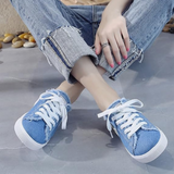 Nóra™ | Stílusos farmer műbőr sneakers a nyári napokra